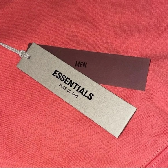 Fear of God Essentials Hoodies Pullover Coral FW22 - Picture 11 of 12